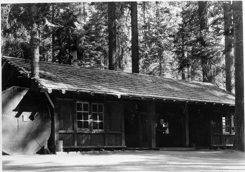 Buildings and Utilities, Giant Forest Museum. Giant Sequoia Sections, Exhibits