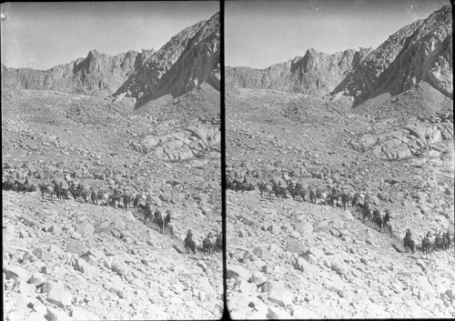 Dedications and Ceremonies, Group on horseback going to dedication on Summit. Stock use