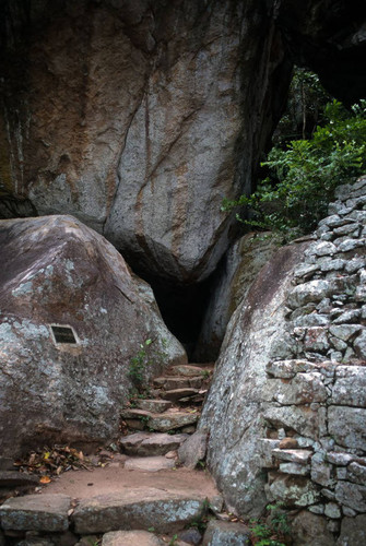 Approach to a cave