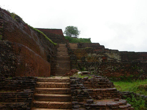 Sigiriya rock summit and palace complex