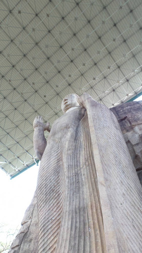 Avukana standing Buddha statue