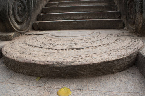 Moonstone of Council Chamber of King Parākramabāhu the Great: Moonstone