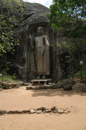 Standing Buddha statue