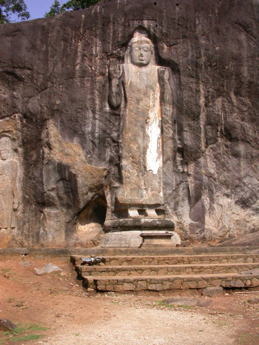 Standing Buddha statue