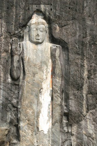 Standing Buddha statue