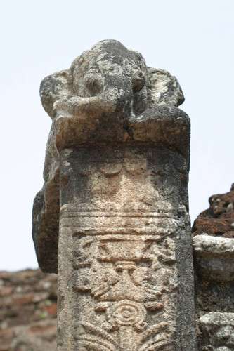 Stūpa: Kantaka Cētiya: Vāhalkada at the eastern side: Elephant