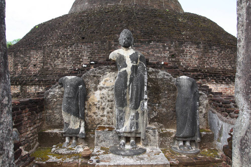 Stupa: Pabalu Vehera: Standing Buddha statue: Image house