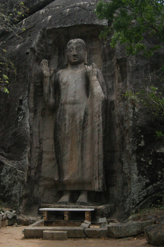 Standing Buddha statue