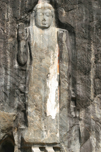 Standing Buddha statue