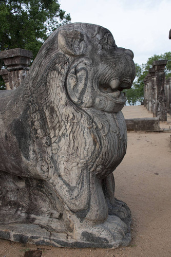 Council Chamber of King Nissankamalla (1187-1196 AD): The king's lion throne