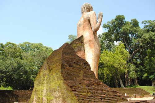 Standing Buddha statue