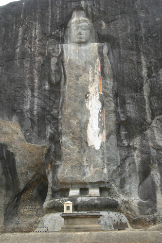 Standing Buddha statue