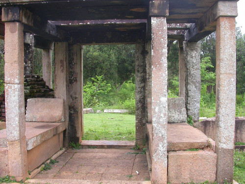 Western Monasteries (Tapovanaya); forest hermitage; stone beds