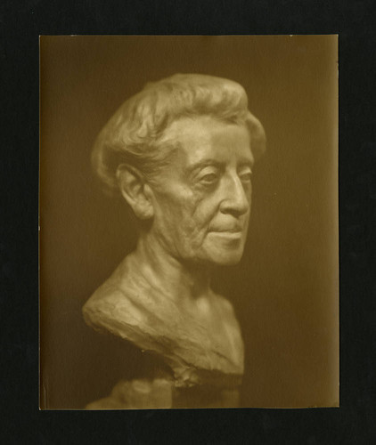 Ellen Browning Scripps, bust by Salvatore Cartaino Scarpitta