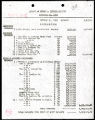 Estate Account Statement, 30 November, 1938