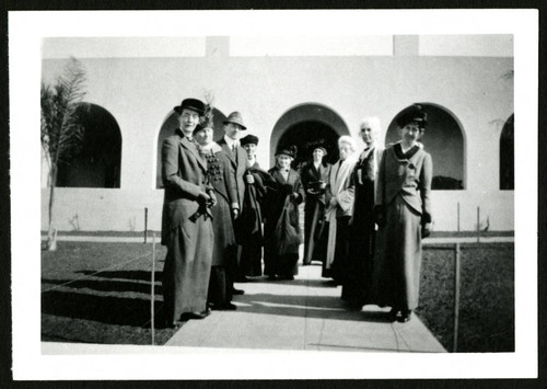 Ellen Browning Scripps in group photo