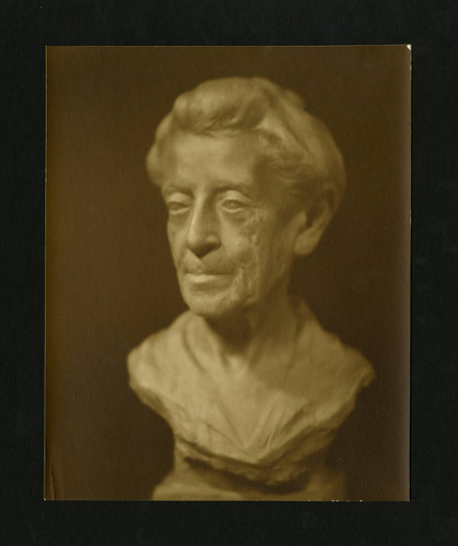 Ellen Browning Scripps, bust by Salvatore Cartaino Scarpitta