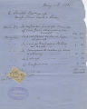 Receipt for maps, Thomas Cook and Sons