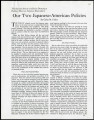 Our two Japanese-American policies