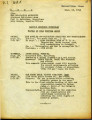 Memo from War Relocation Authority re: various meetings scheduled worthy of you knowing about, September 19, 1945