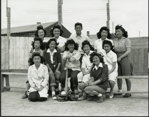 Block 14 girls softball team