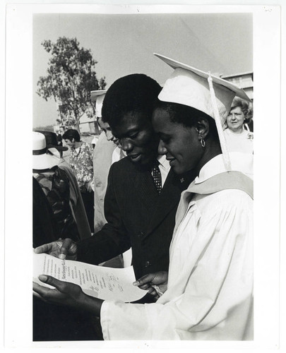 Maria K. Mulira at commencement ceremony