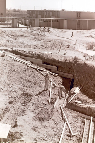 Construction footing for Avery Hall