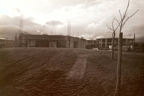 Construction of Avery Hall