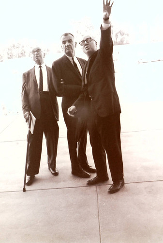 President Atherton with Russell K. Pitzer and Jack Hartley