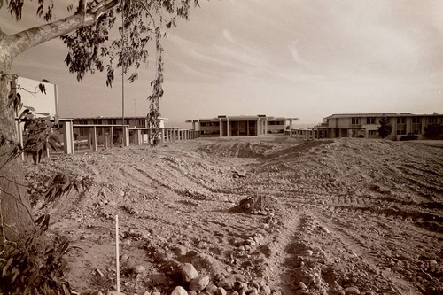 Central campus before landscaping