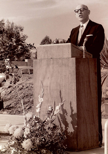 Robert J. Bernard at Sanborn and Scott dedication