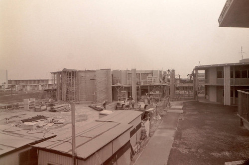 Construction of Avery Hall