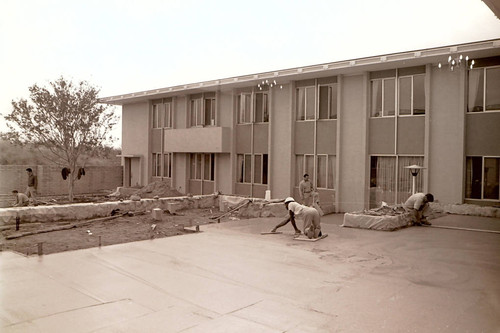 Holden Hall patio