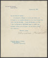 Theodore Roosevelt letter to George A. Gates, 1907 January 19