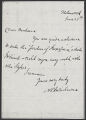 Algernon Charles Swinburne letter to Miss Edwards, 1873 June 25