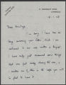 Arnold Walter Lawrence letter to Merle Armitage, 1948 January 18