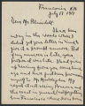 Robert Frost letter to James Arnold Blaisdell, 1917 July 17