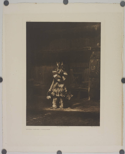 Masked dancer, Cowichan