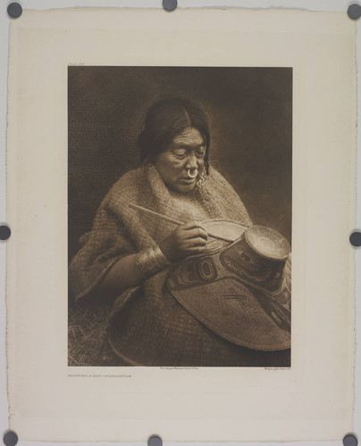 Painting a hat, Nakoaktok