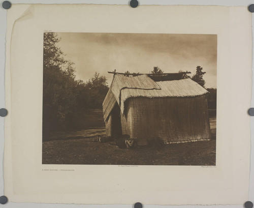 A mat house, Skokomish