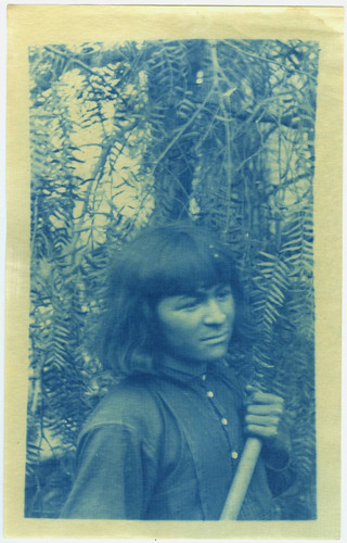 A young man, possibly Pueblo Indian