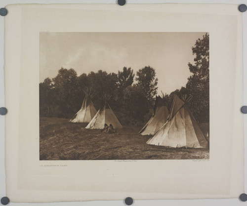 An Assiniboin camp