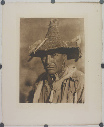 Klamath warrior's head dress