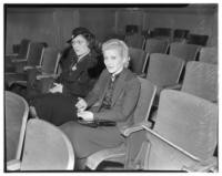 Mary Moore, Margaret Davis and cameraman Monikie, divorce