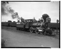 Ed Johnson, old style railroad engine