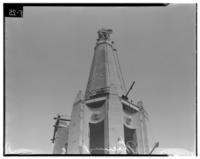 Polishing the Phoenix on the Tower of the Sun, Golden Gate International Exposition