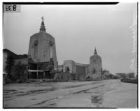 Temple Towers being torn down, Golden Gate International Exposition