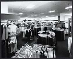 Women's clothing department at Sears, Santa Rosa, California, 1980