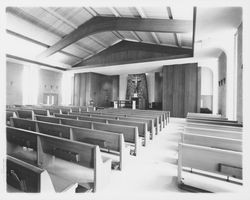 Interior of Holy Spirit Church, Santa Rosa, California, 1967