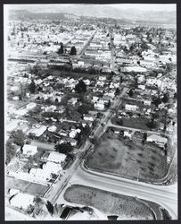 Looking east along Third Street, Santa Rosa, California, 1965